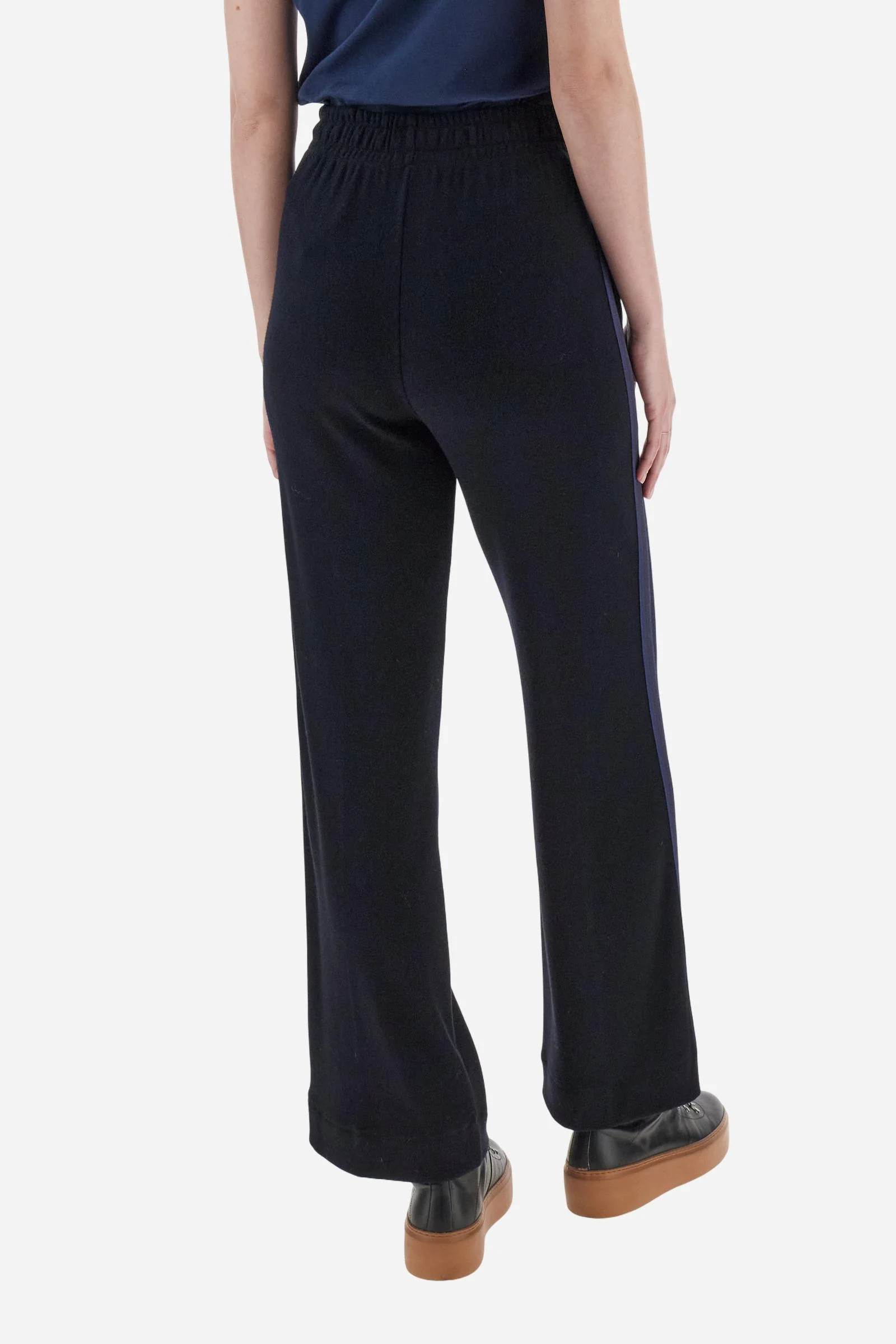 Damen-Jogger Fleece-Interlock mit gestreiften Bändern - Bhima - Image 4