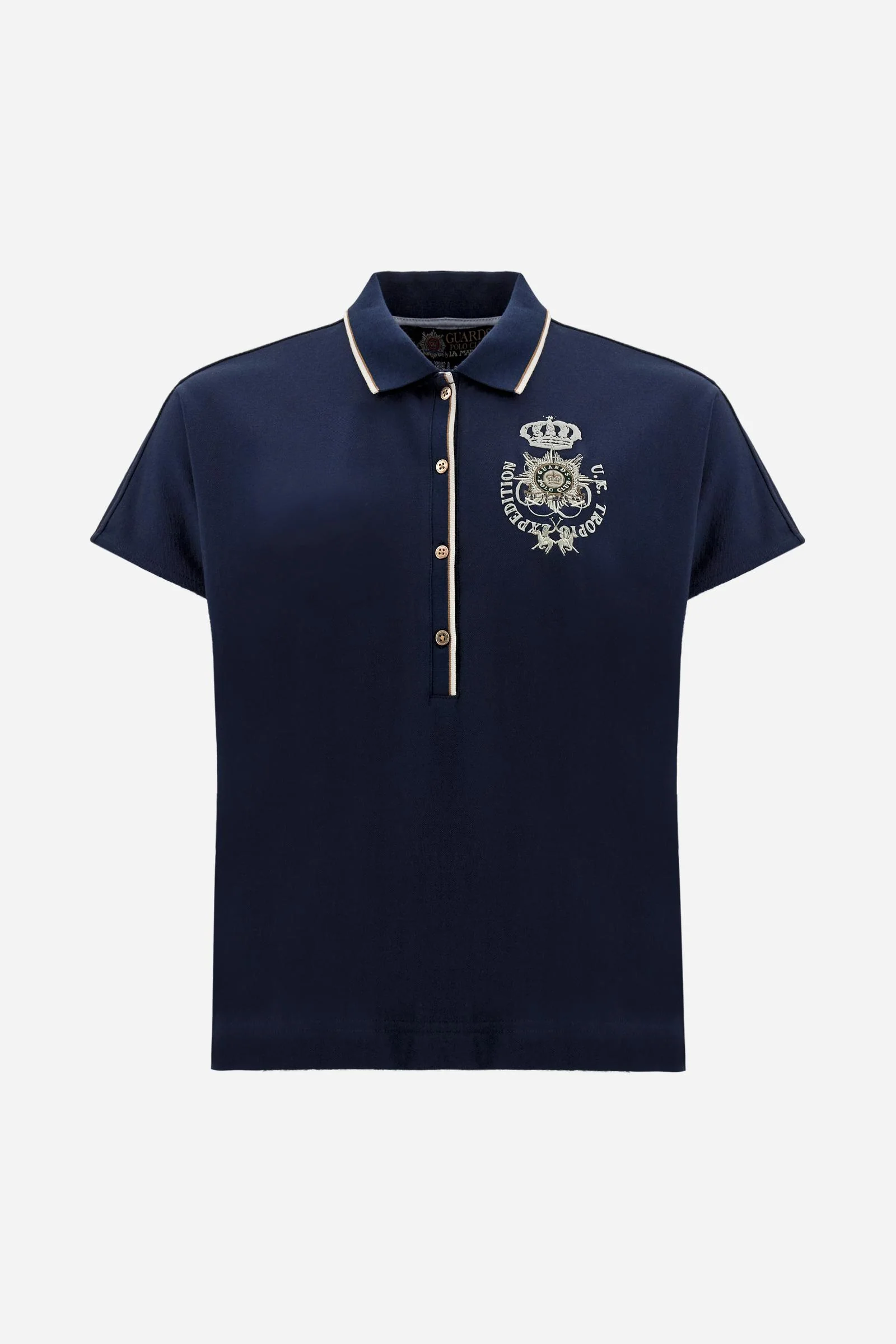 Damen Poloshirt aus Stretch-Piqué Guards Polo Club - Corazon - Image 5