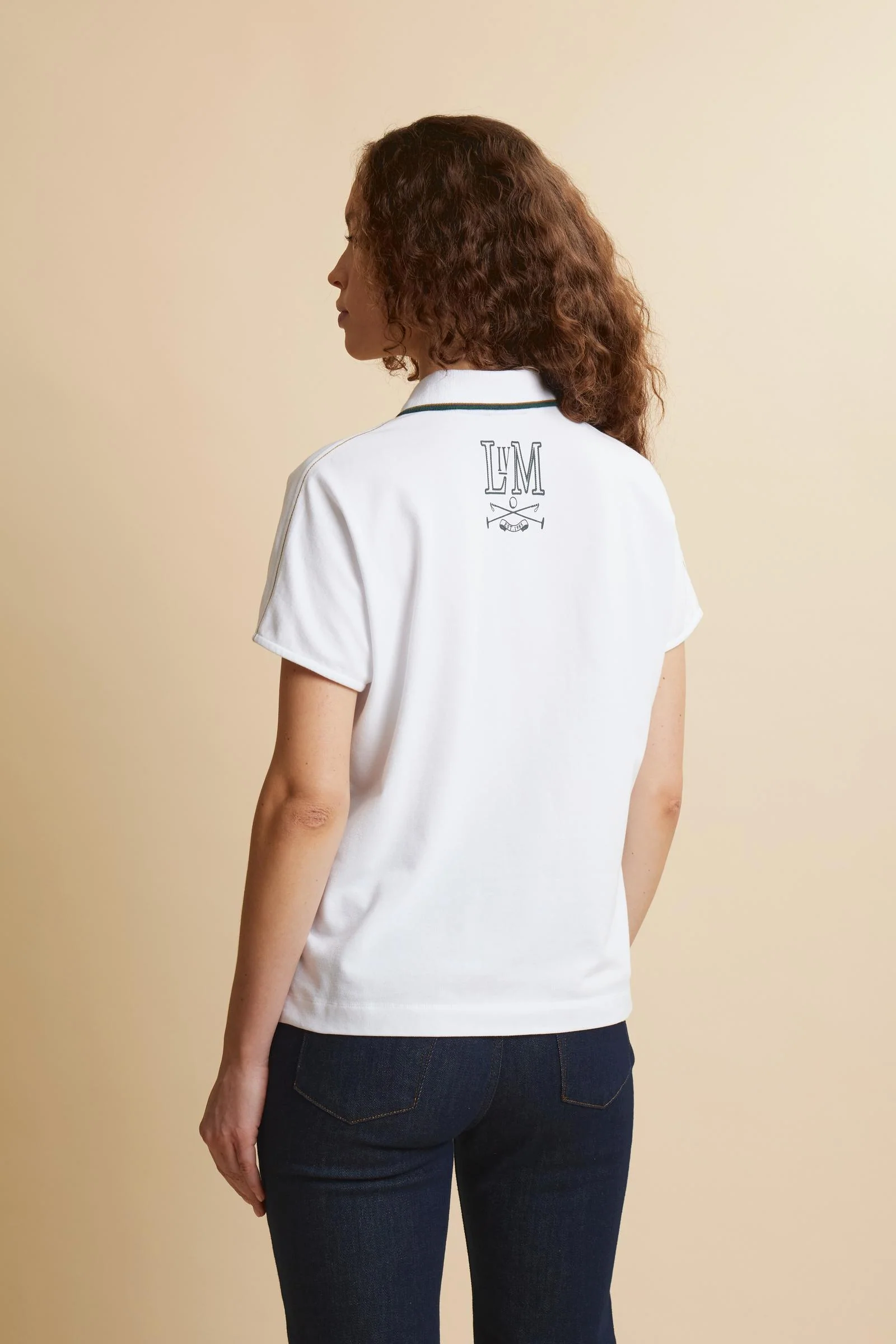 Damen Poloshirt aus Stretch-Piqué Guards Polo Club - Corazon - Image 4