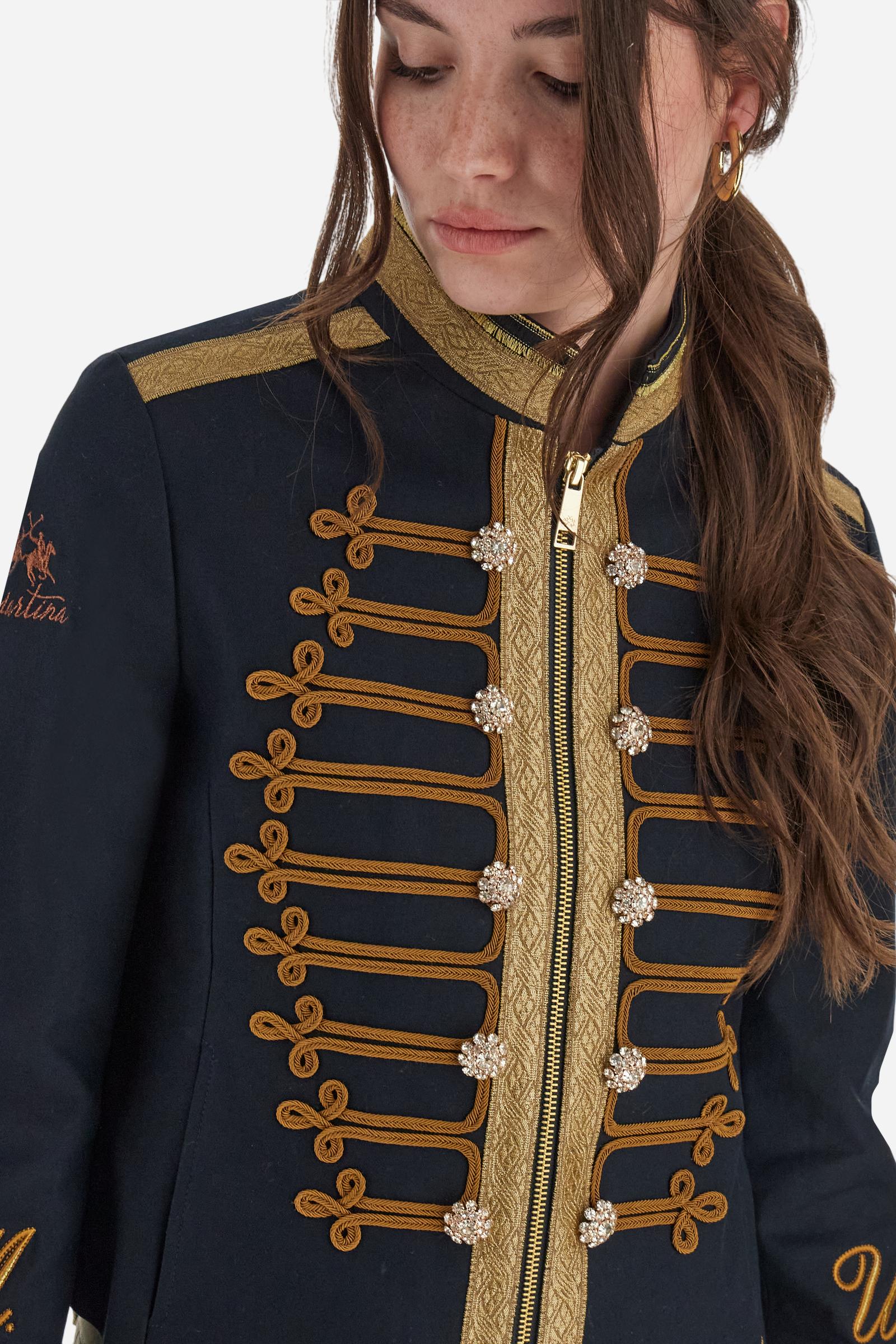Damenjacke aus Baumwolltwill mit Stickerei - Beatriz - Image 3