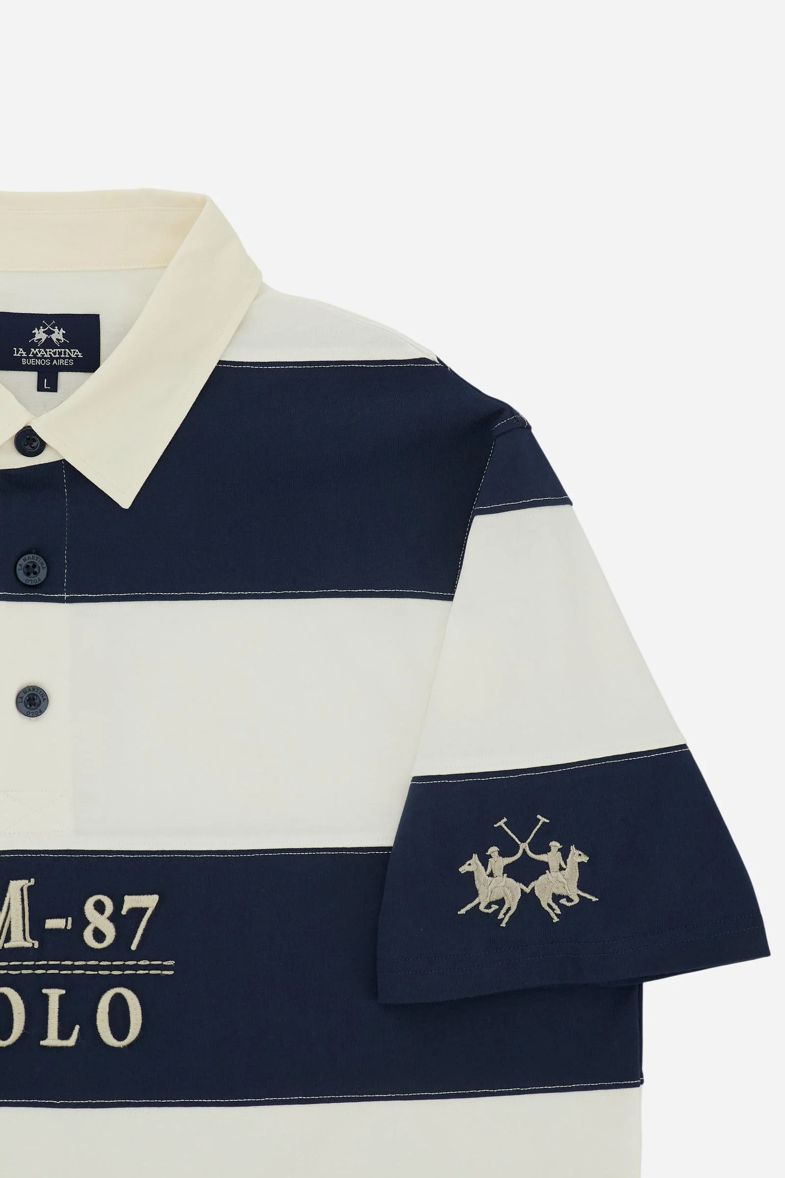 Heritage Rugby-Poloshirt LM 87 aus Heavy Cotton Jersey - Calixto - Image 7