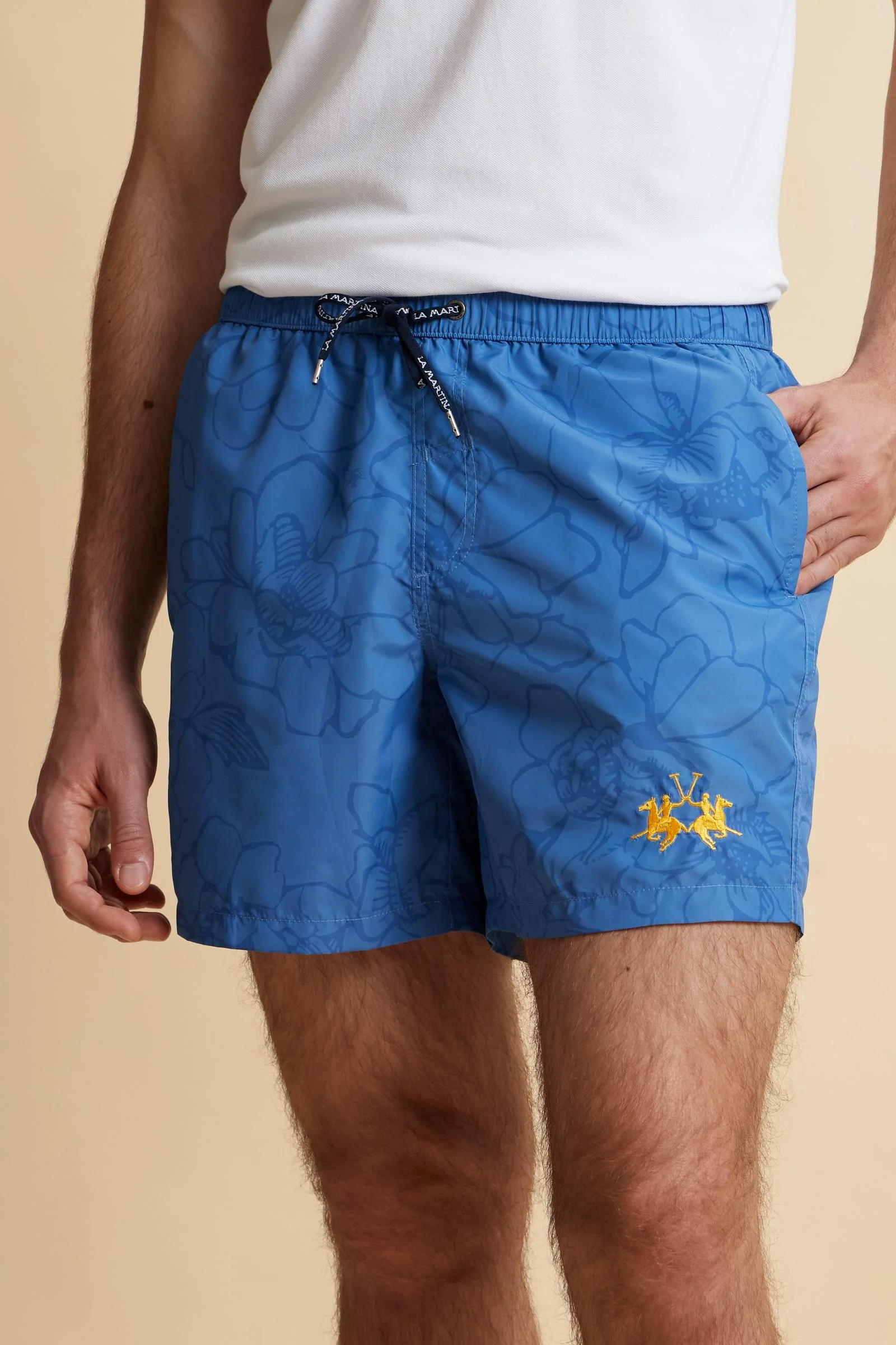 Herren Badeshorts aus Nylon mit Blumenprint - Casimir - Image 3
