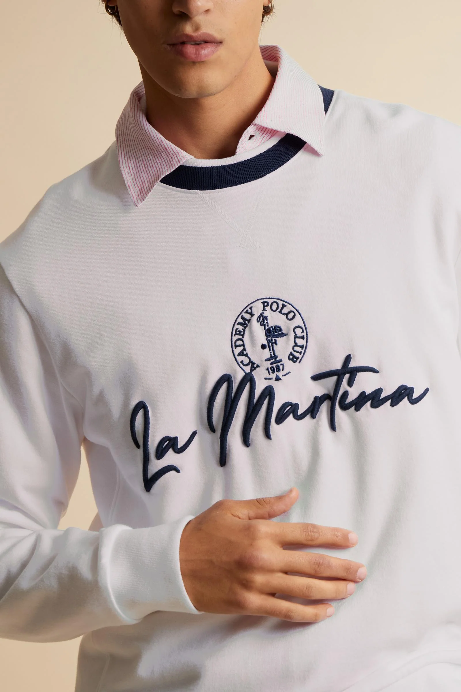 Herren Baumwoll-Sweatshirt Academy Polo – Clement - Image 3