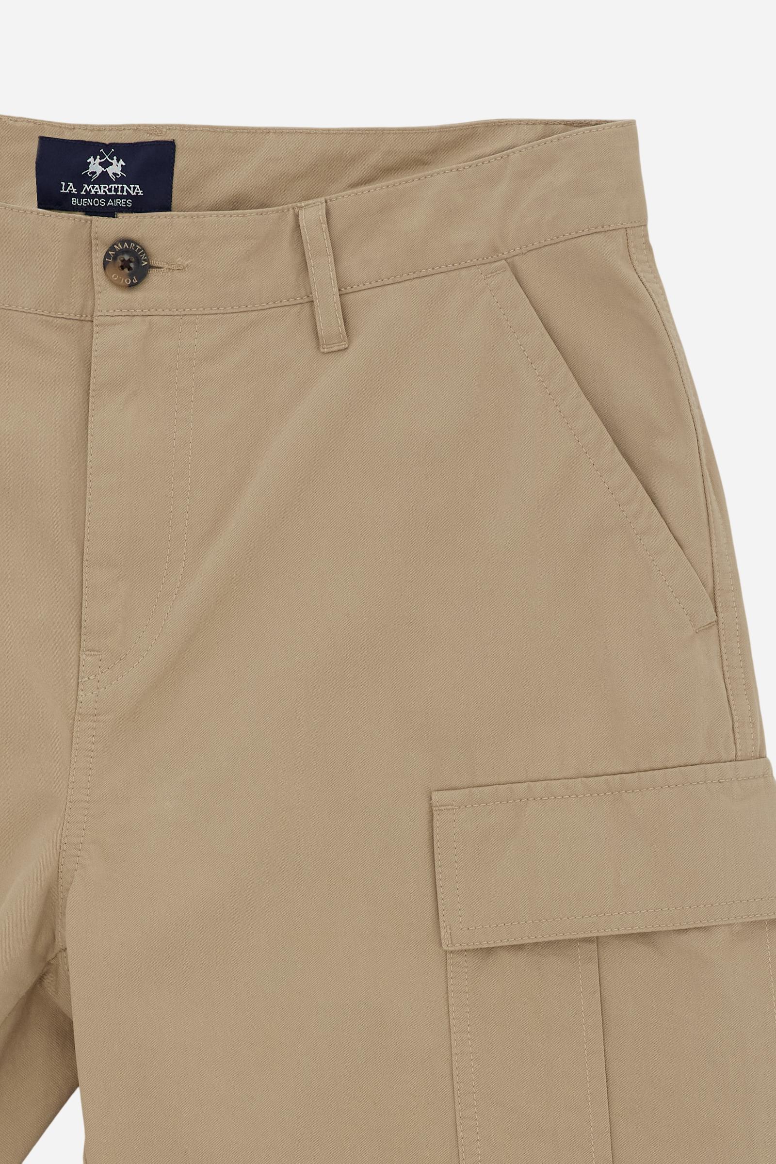 Herren Cargo-Bermudashorts aus Baumwoll-Twill Black Label Edition – Chav - Image 8
