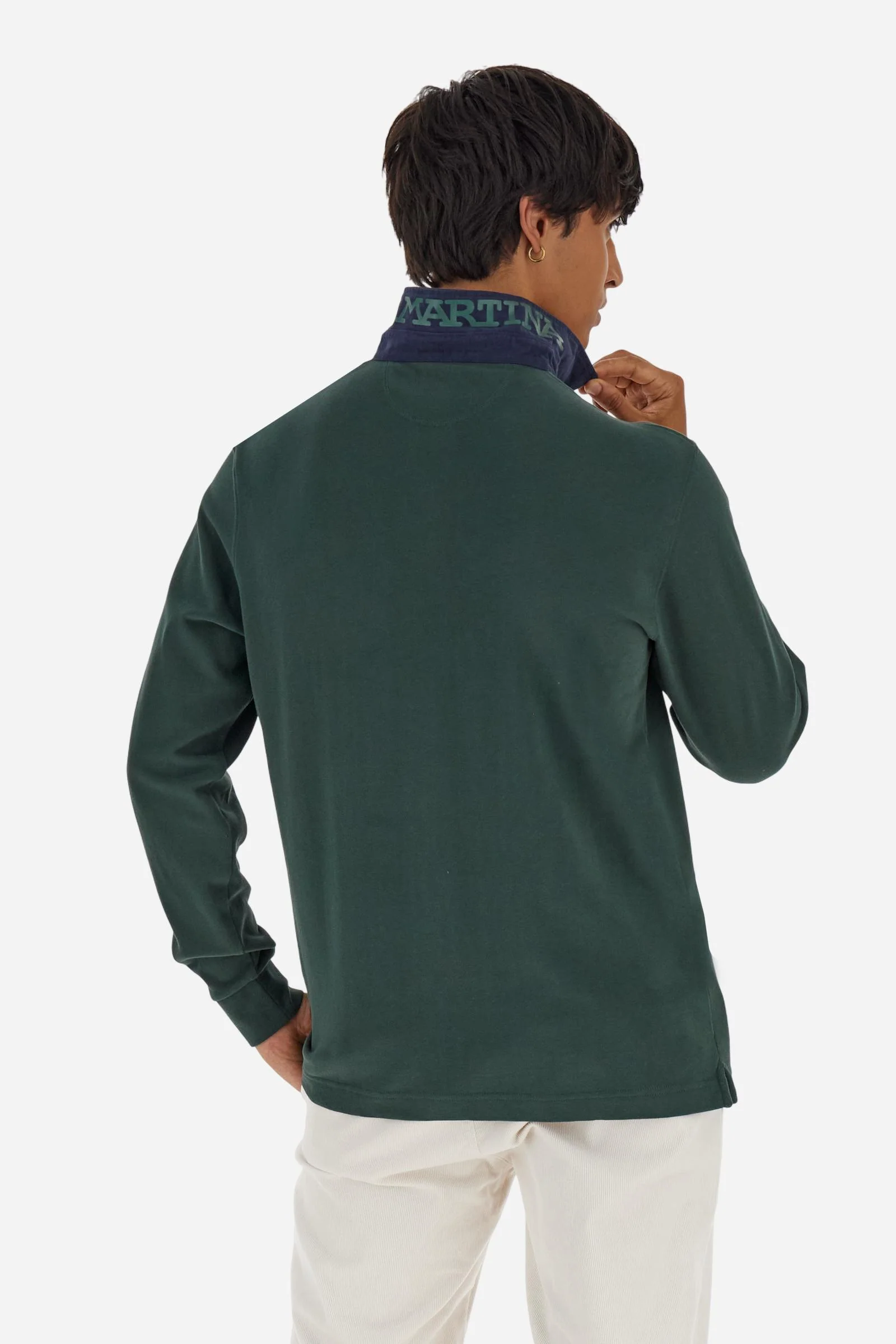 Herren-Jersey-Poloshirt soft-touch Pferdelogo - Brendon - Image 4