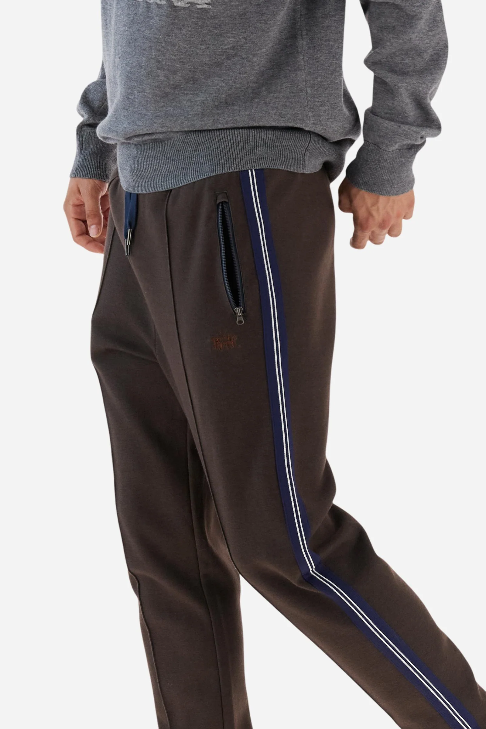 Herren-Jogger Fleece-Interlock zweifarbig - Brennan - Image 3