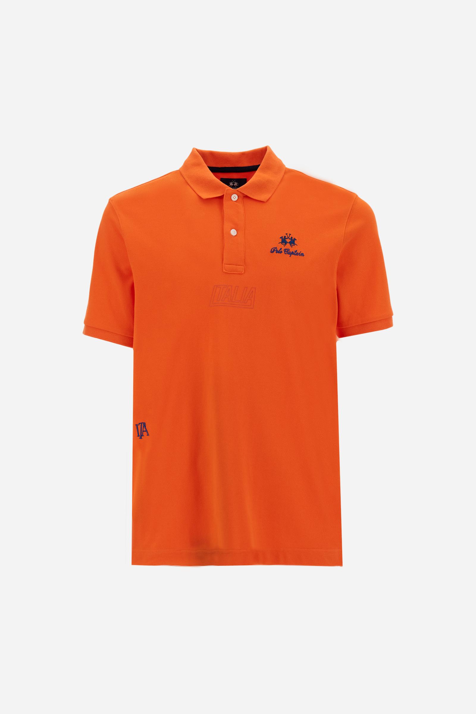 Herren Kurzarm-Poloshirt aus Piqué Kollektion Nations - Charo - Image 5