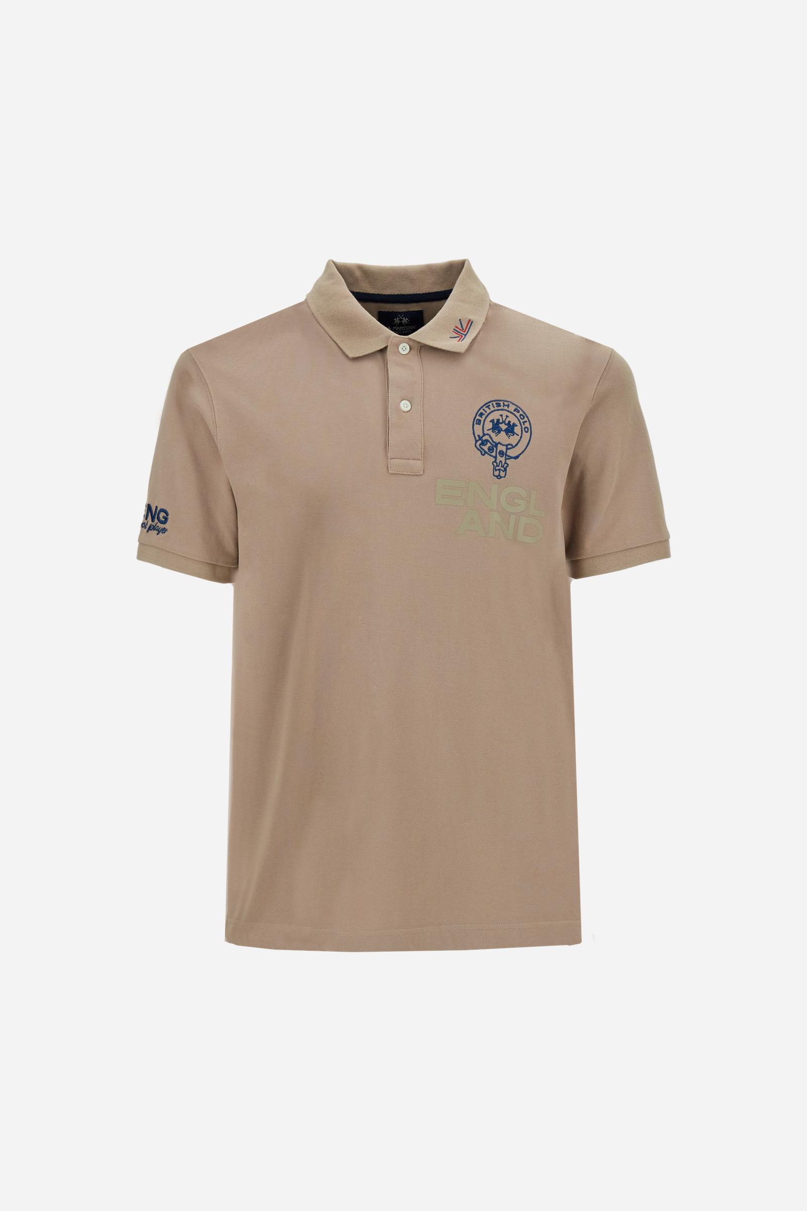 Herren Kurzarm-Poloshirt aus Piqué Kollektion Nations - Charo - Image 5
