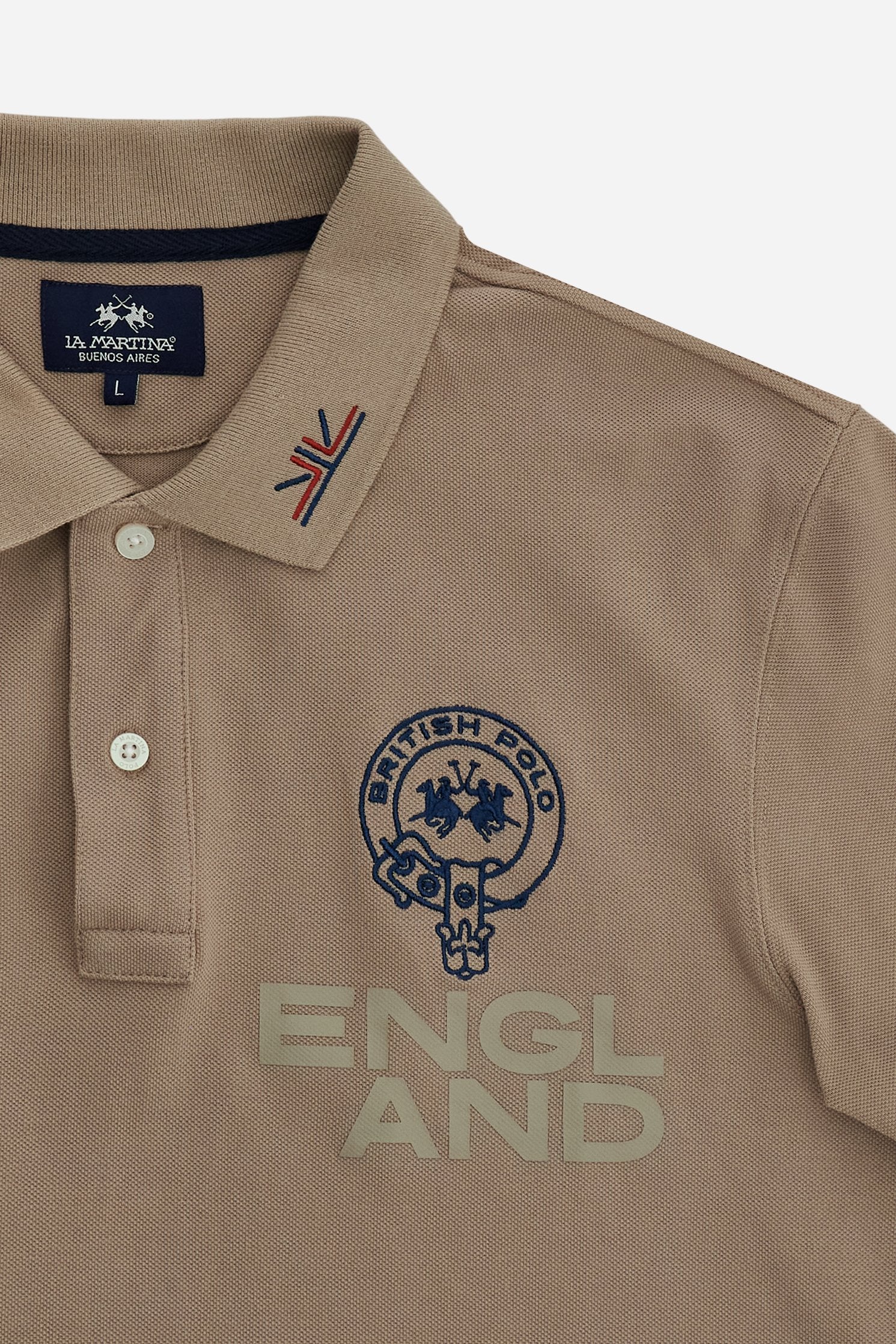 Herren Kurzarm-Poloshirt aus Piqué Kollektion Nations - Charo - Image 8