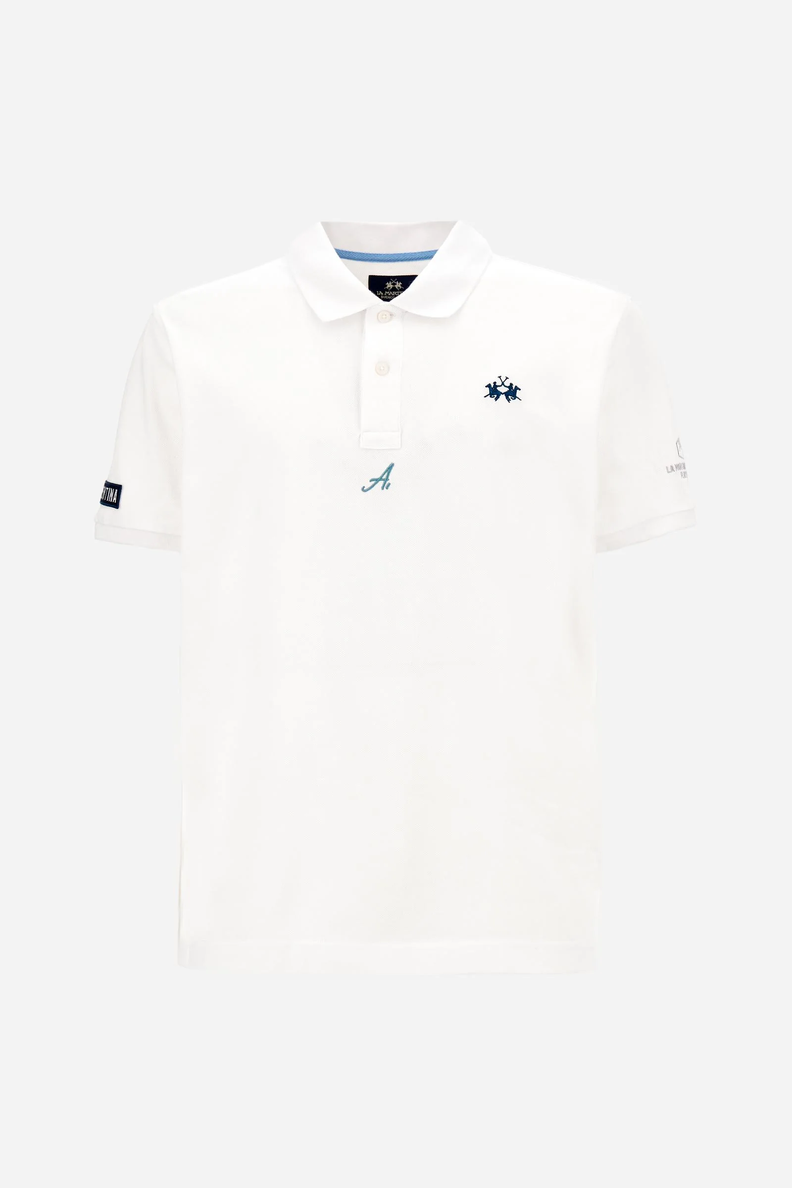 Herren Kurzarm-Poloshirt aus Piqué Kollektion Nations - Charo - Image 5