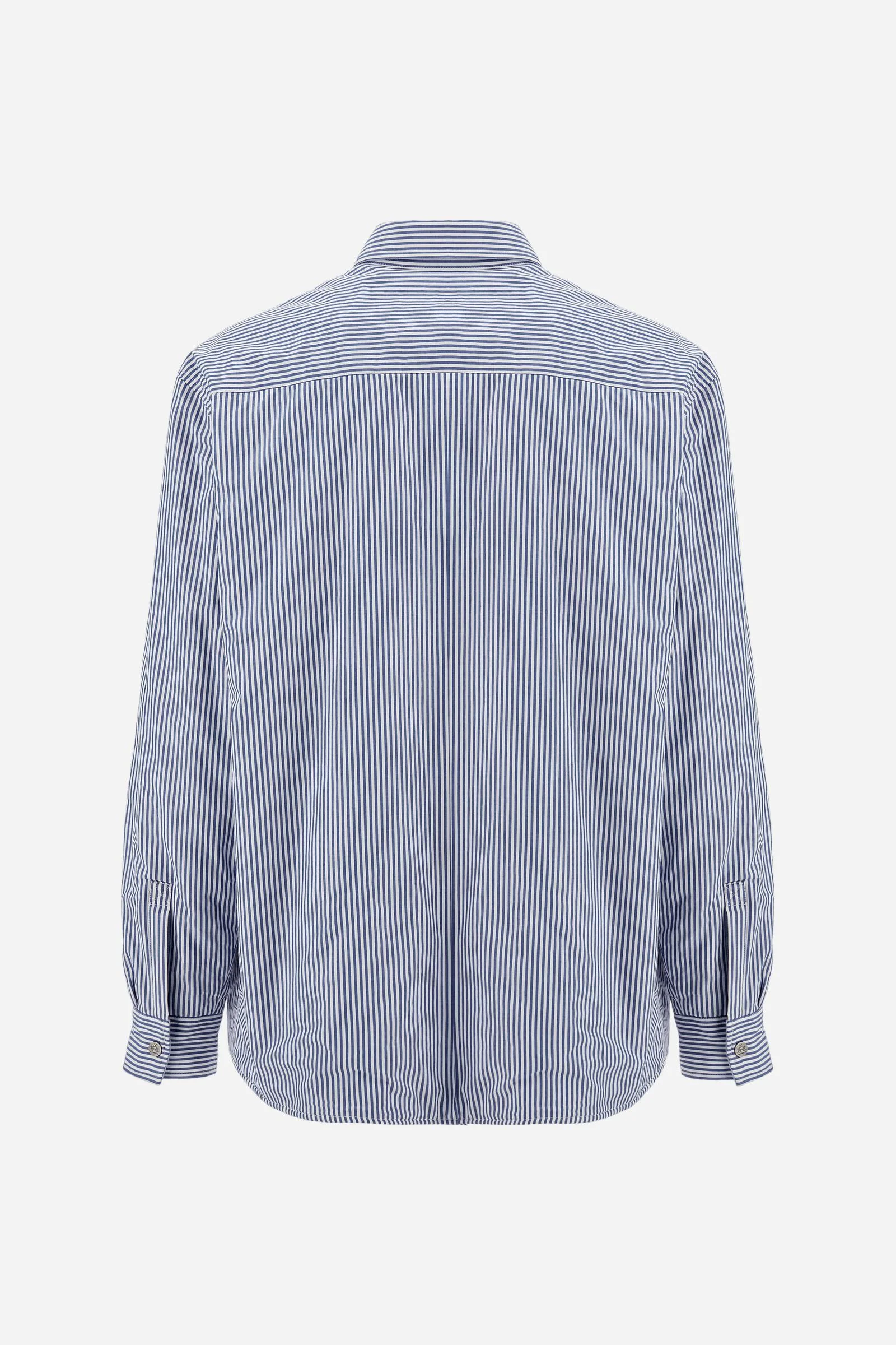 Herren Overshirt Double-Face aus Oxford und gestreifter Baumwolle - Chile - Image 6