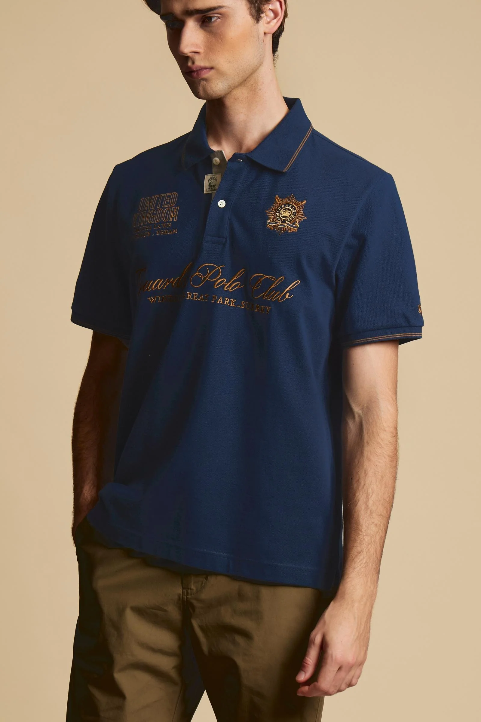 Herren-Piqué-Poloshirt Guards Polo Club – Colton - Image 3