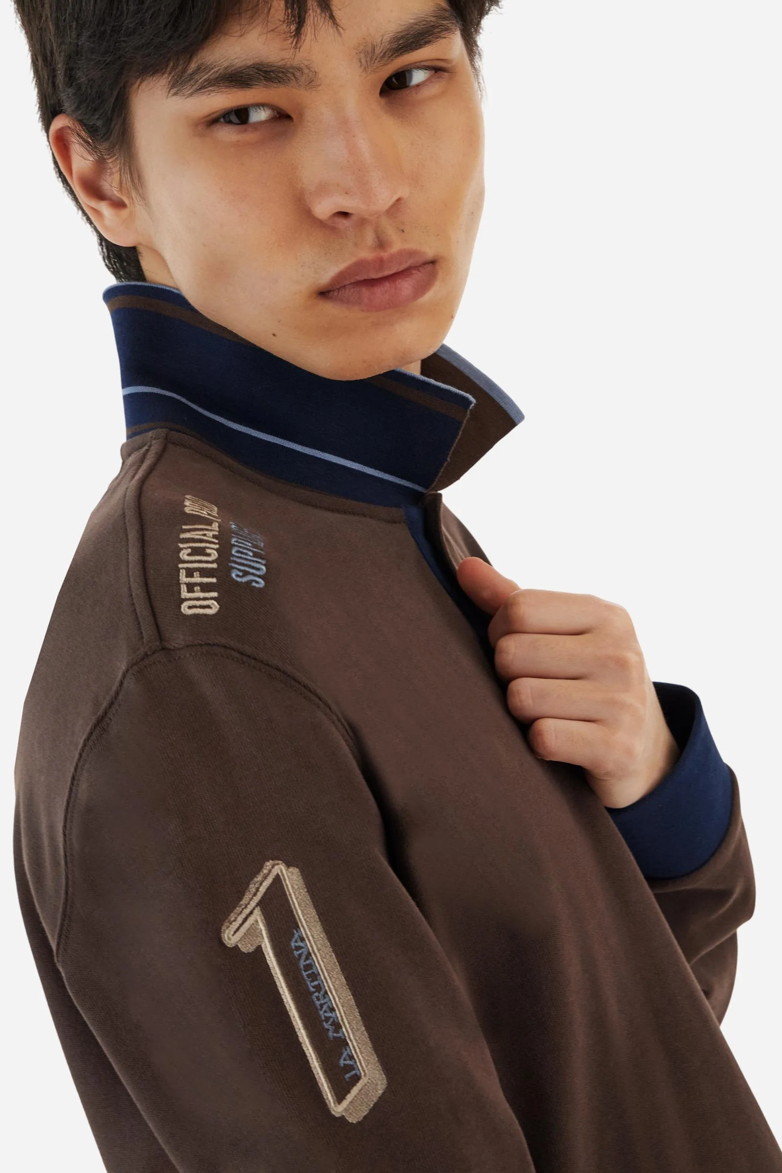 Herren-Poloshirt aus Soft-Touch-Jersey Official Polo Supplier - Bran - Image 3