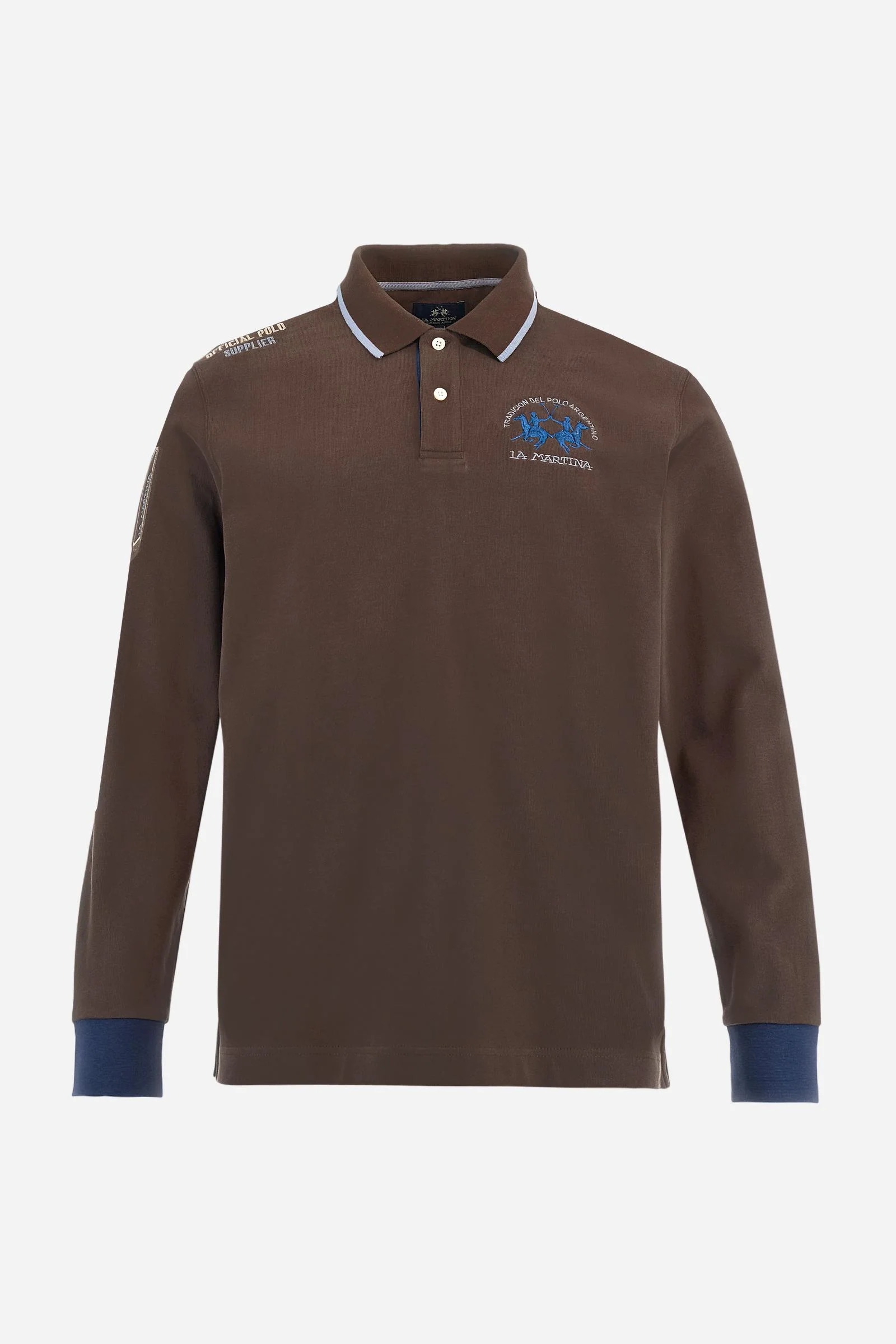 Herren-Poloshirt aus Soft-Touch-Jersey Official Polo Supplier - Bran - Image 5