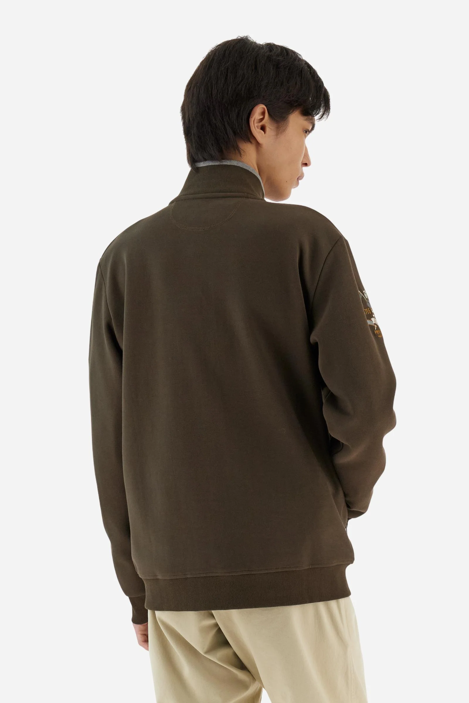Herren-Sweatshirt Guards mit hohem Reißverschluss – Balliol - Image 4