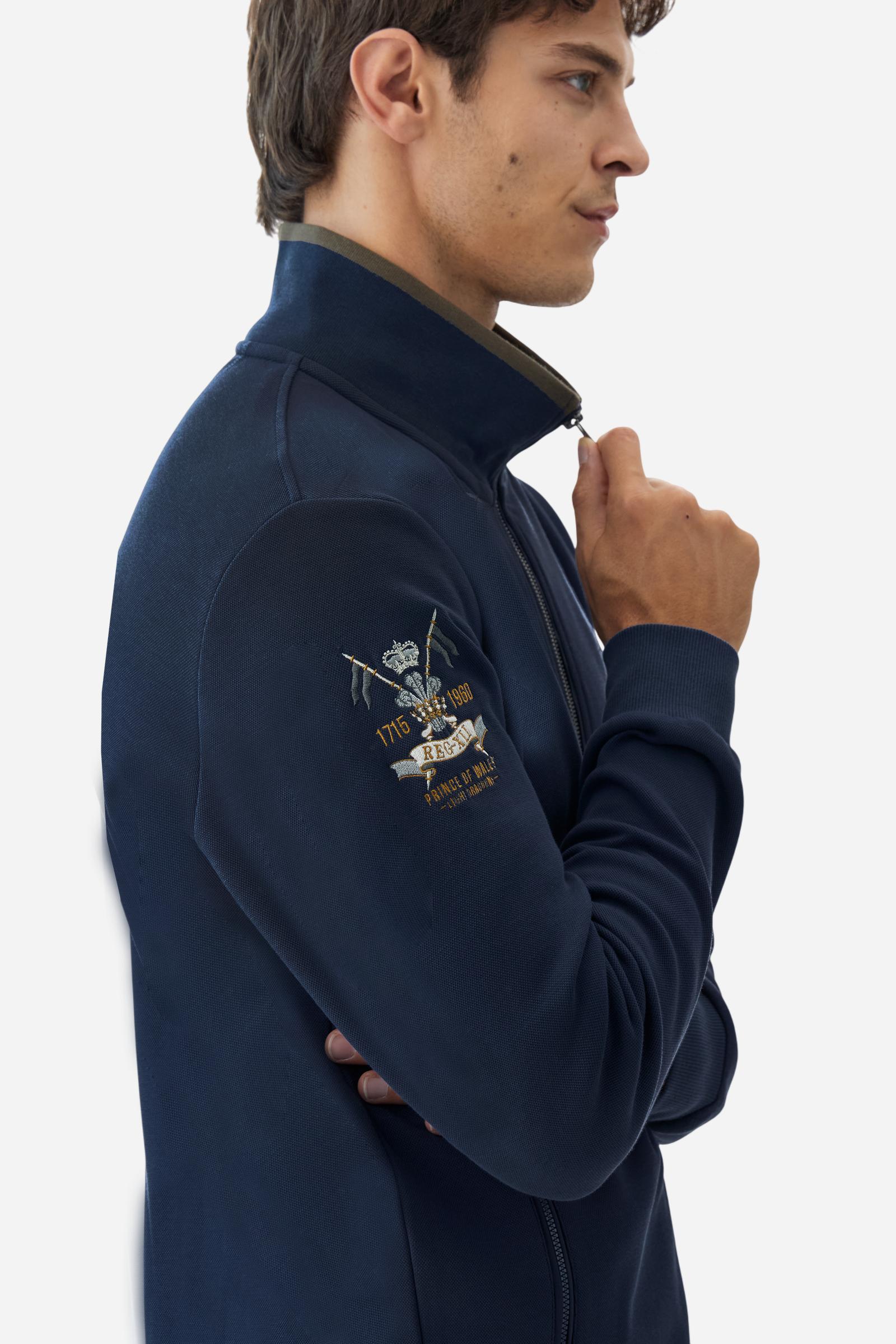 Herren-Sweatshirt Guards mit hohem Reißverschluss – Balliol - Image 3