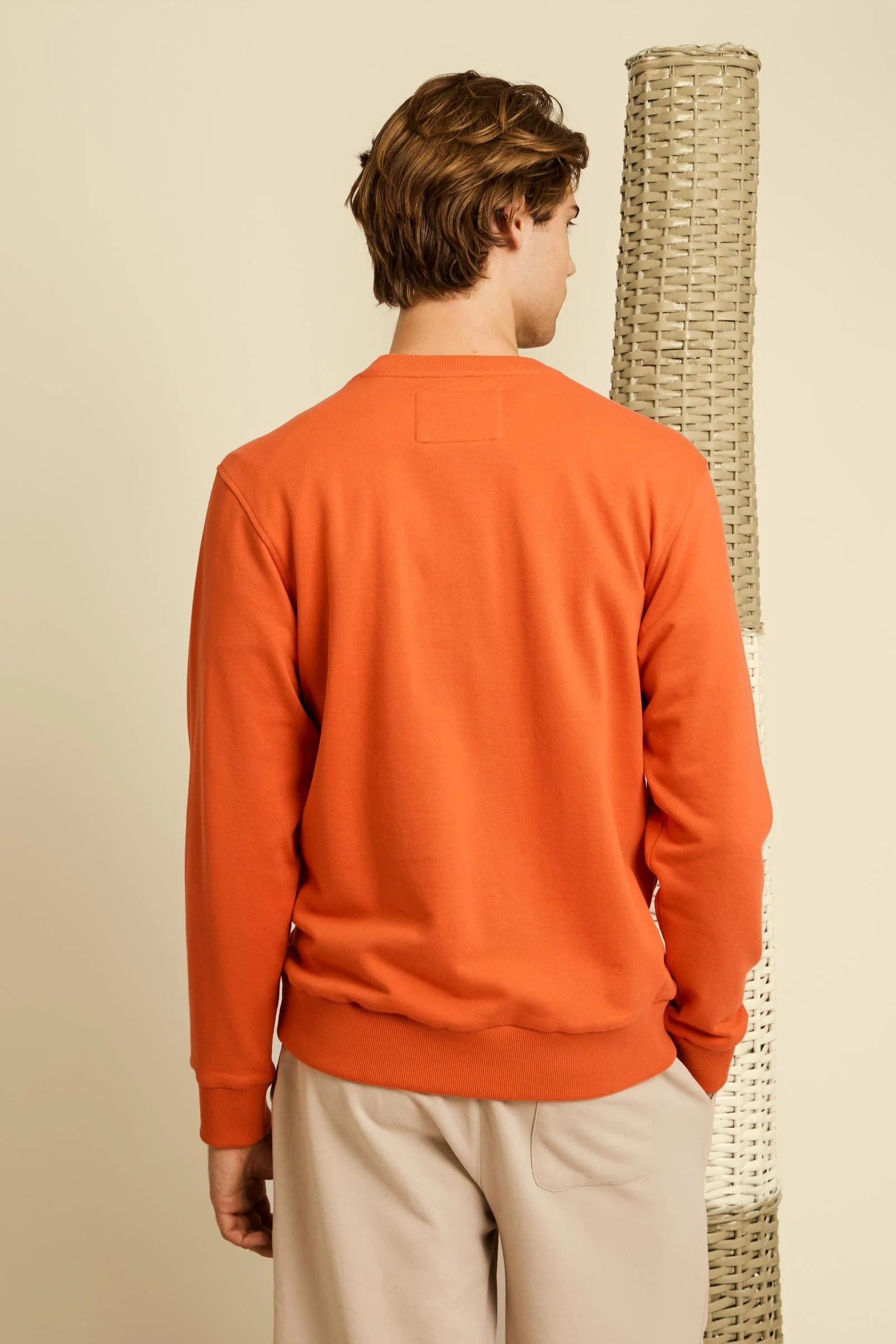 Herren Sweatshirt mit Rundhalsausschnitt aus French Terry mit Maxi-Logo - Chuy - Image 4