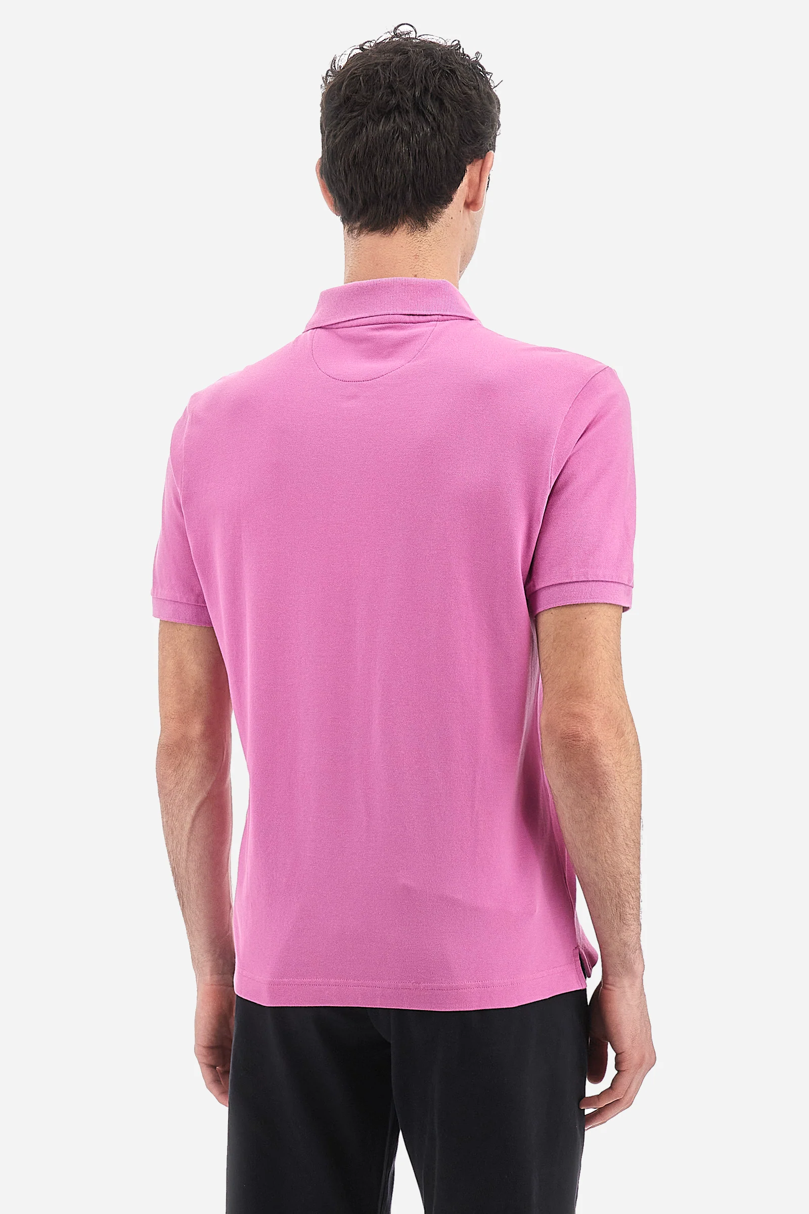 Kurzarm-Poloshirt mit geradem Schnitt für Herren - Tex - Image 4