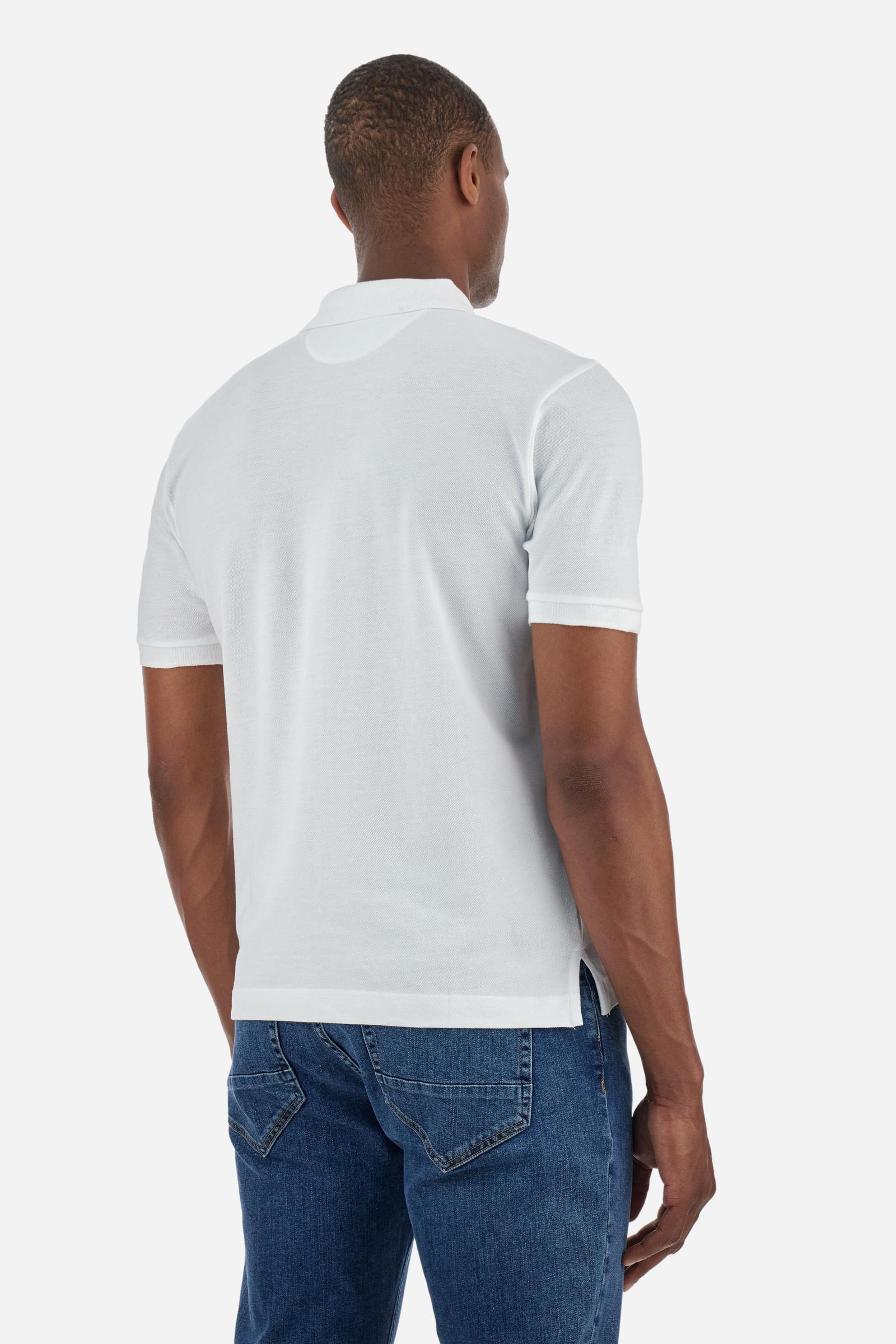 Kurzarm-Poloshirt mit geradem Schnitt für Herren - Tex - Image 4
