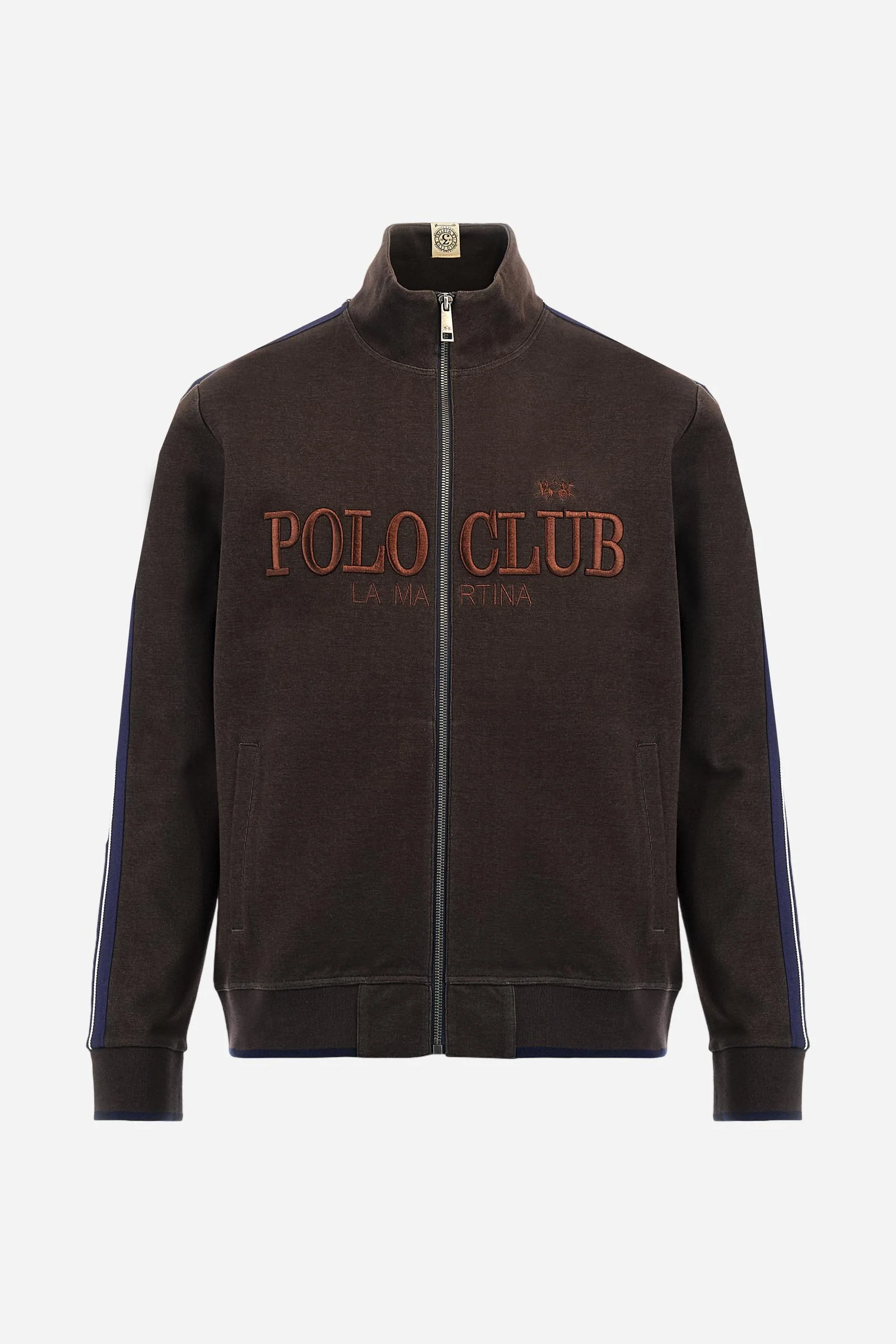 Rollkragenpullover aus Baumwolle mit Reißverschluss - Bernardo - Image 5