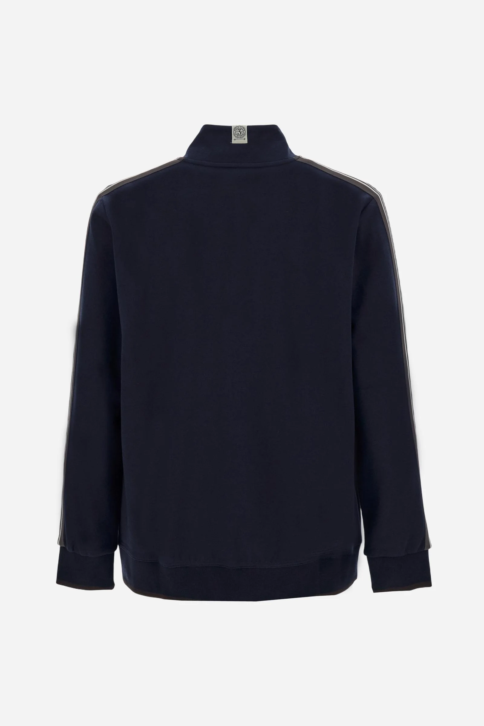 Rollkragenpullover aus Baumwolle mit Reißverschluss - Bernardo - Image 6