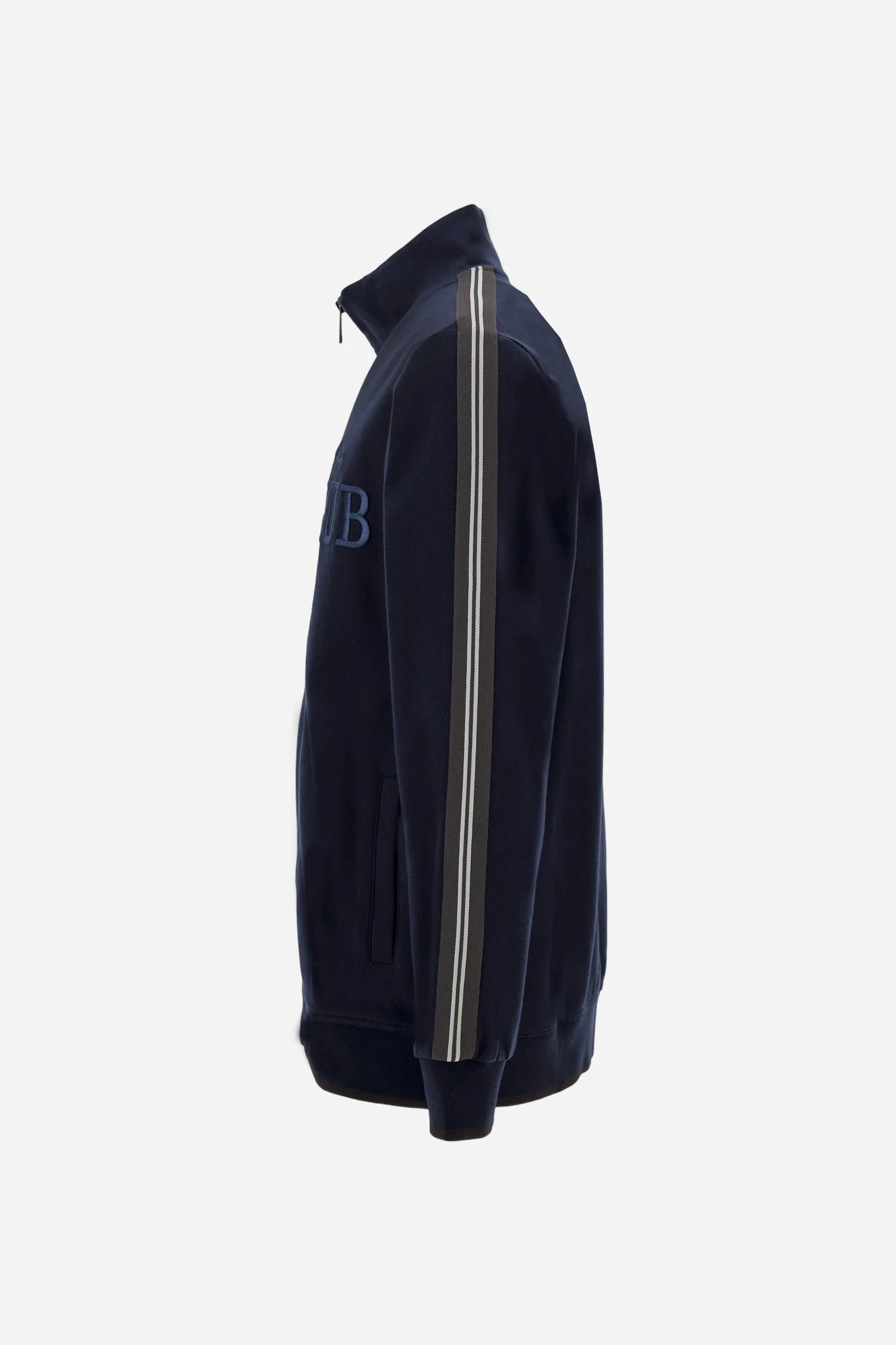 Rollkragenpullover aus Baumwolle mit Reißverschluss - Bernardo - Image 7